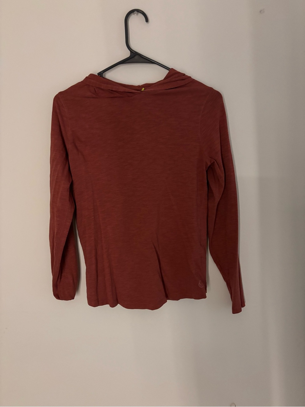 Tasc Women's Long-Sleeve Hooded Top in Rust